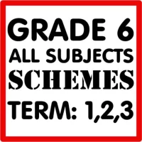 Grade 6 all subjects schemes